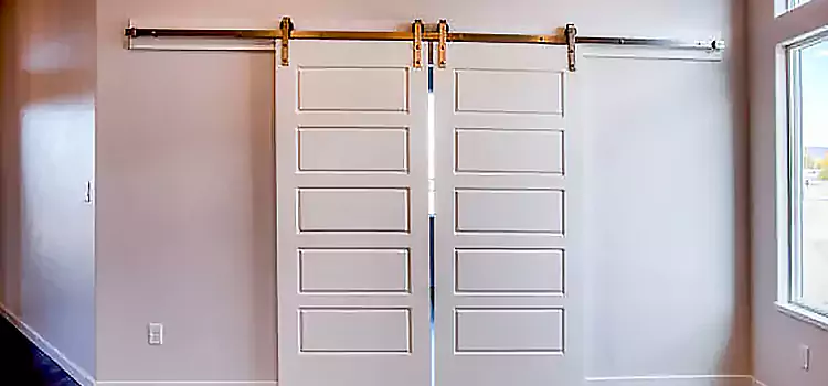 Glass Barn Door with Installation Hardware Kit Milwaukee
