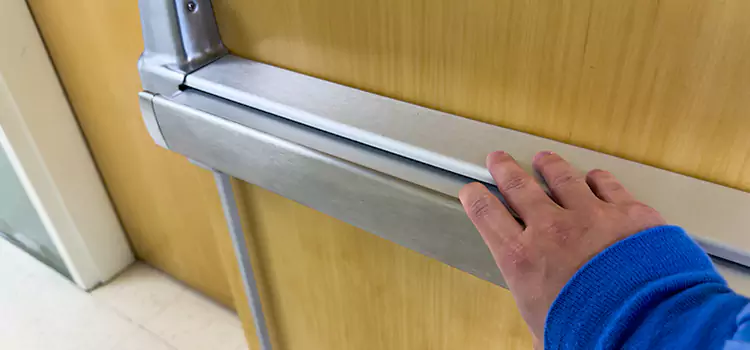Installing a Push Bar on a Door Milwaukee